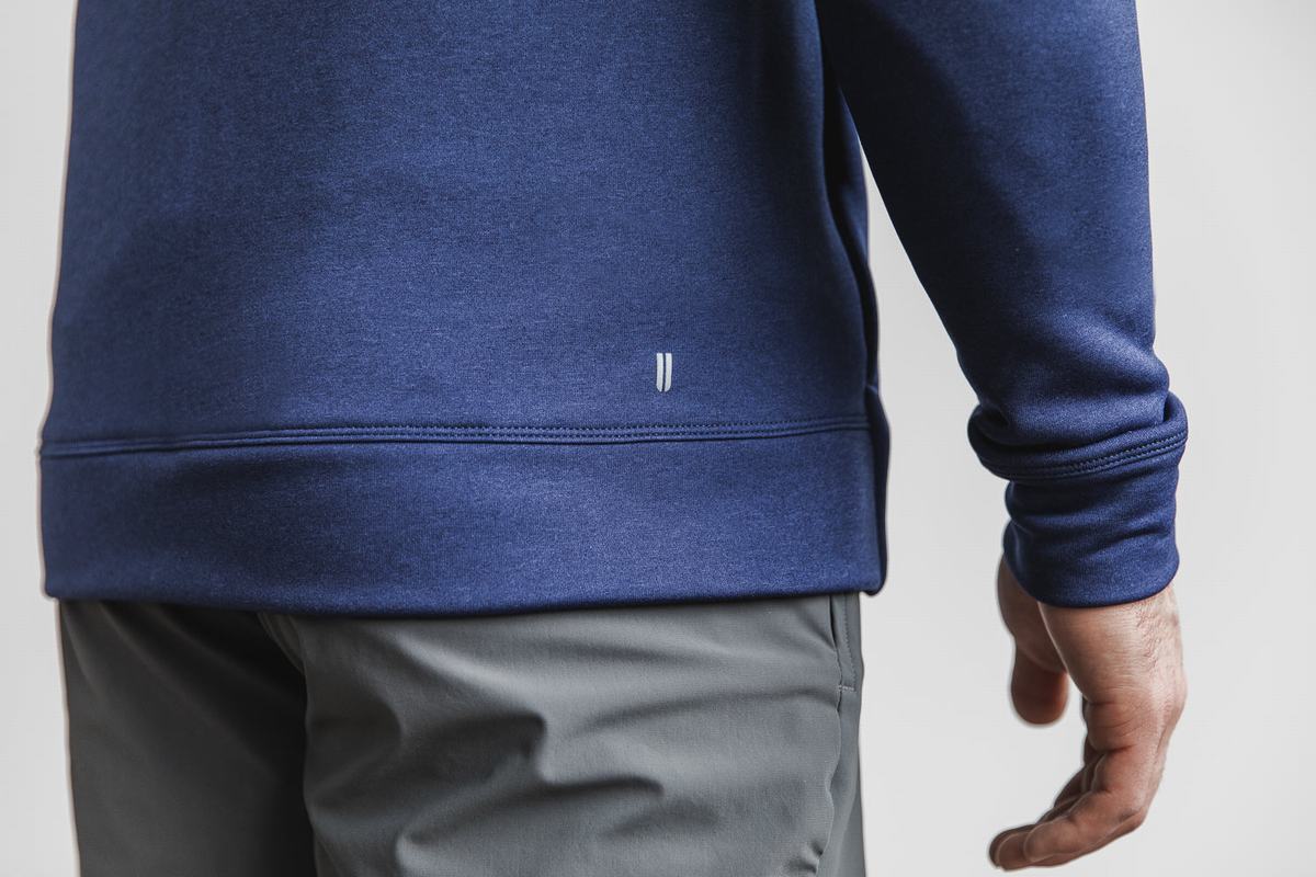 Nobull Performance Zip-up Men's Hoodie Navy | Australia (HP3107)